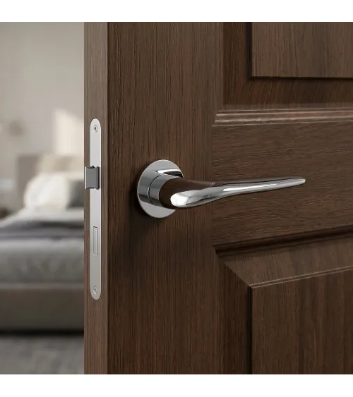 JULIA polished chrome door handle design handle