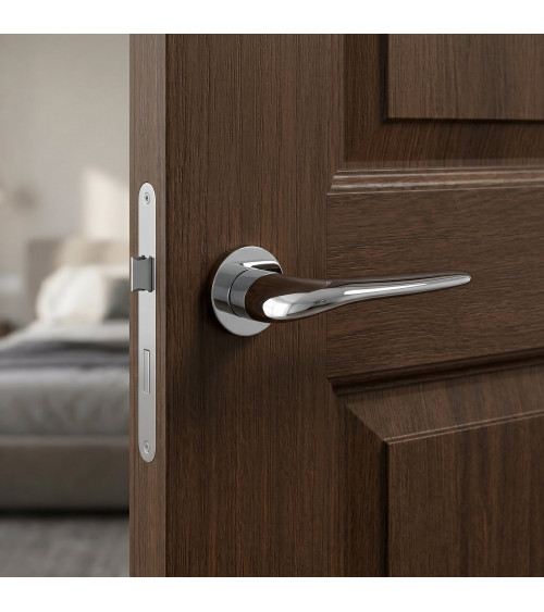 JULIA polished chrome door handle design handle