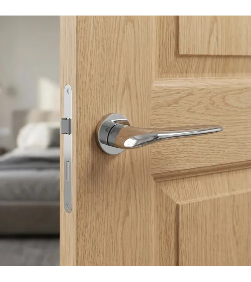 JULIA polished chrome door handle design handle