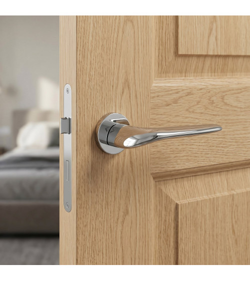JULIA polished chrome door handle design handle