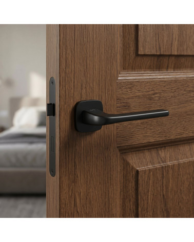 Elegant rounded square Solo door handle