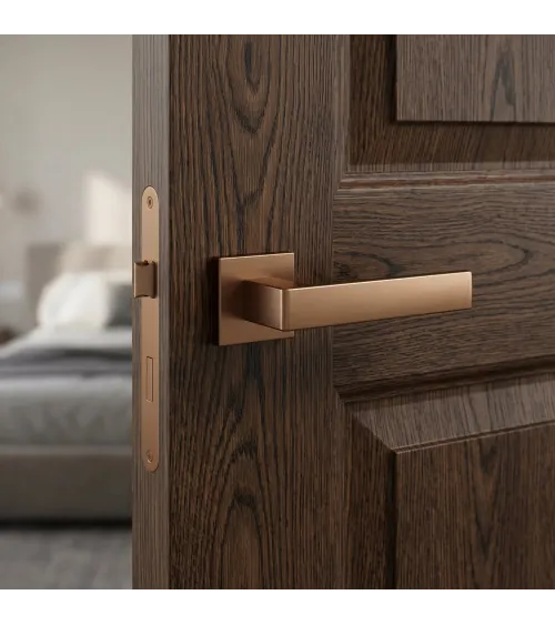 Apollo door handle light brown