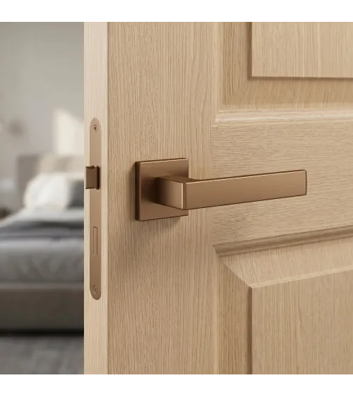 Apollo door handle light brown