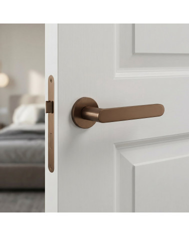 Light brown door handles Line Vénus