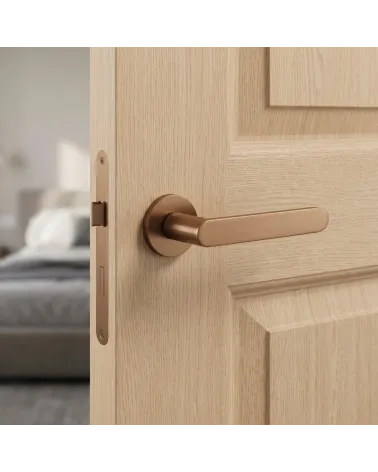 Light brown door handles Line Vénus