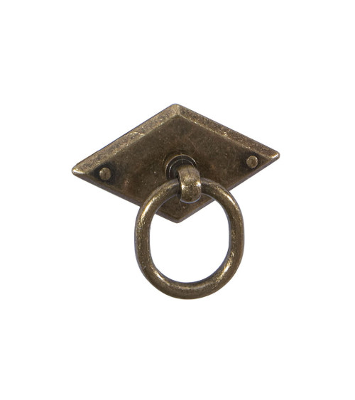 MARS brass patina furniture knob