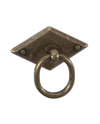 MARS brass patina furniture knob