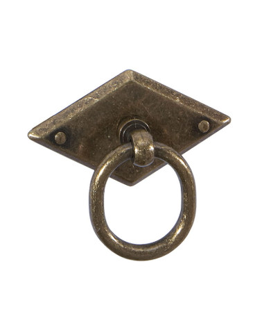 MARS brass patina furniture knob