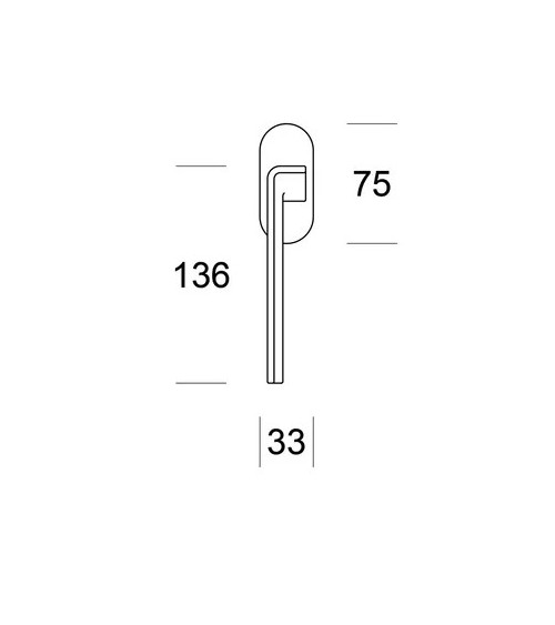 EDGE brass window handle on Ento round rose
