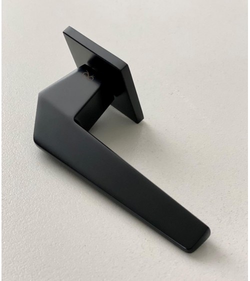 Square Door Handle, futuristic zamak model - ICE - designer handle