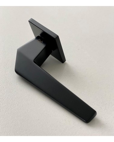 Square door handle, futuristic zamak model - ICE - designer handle
