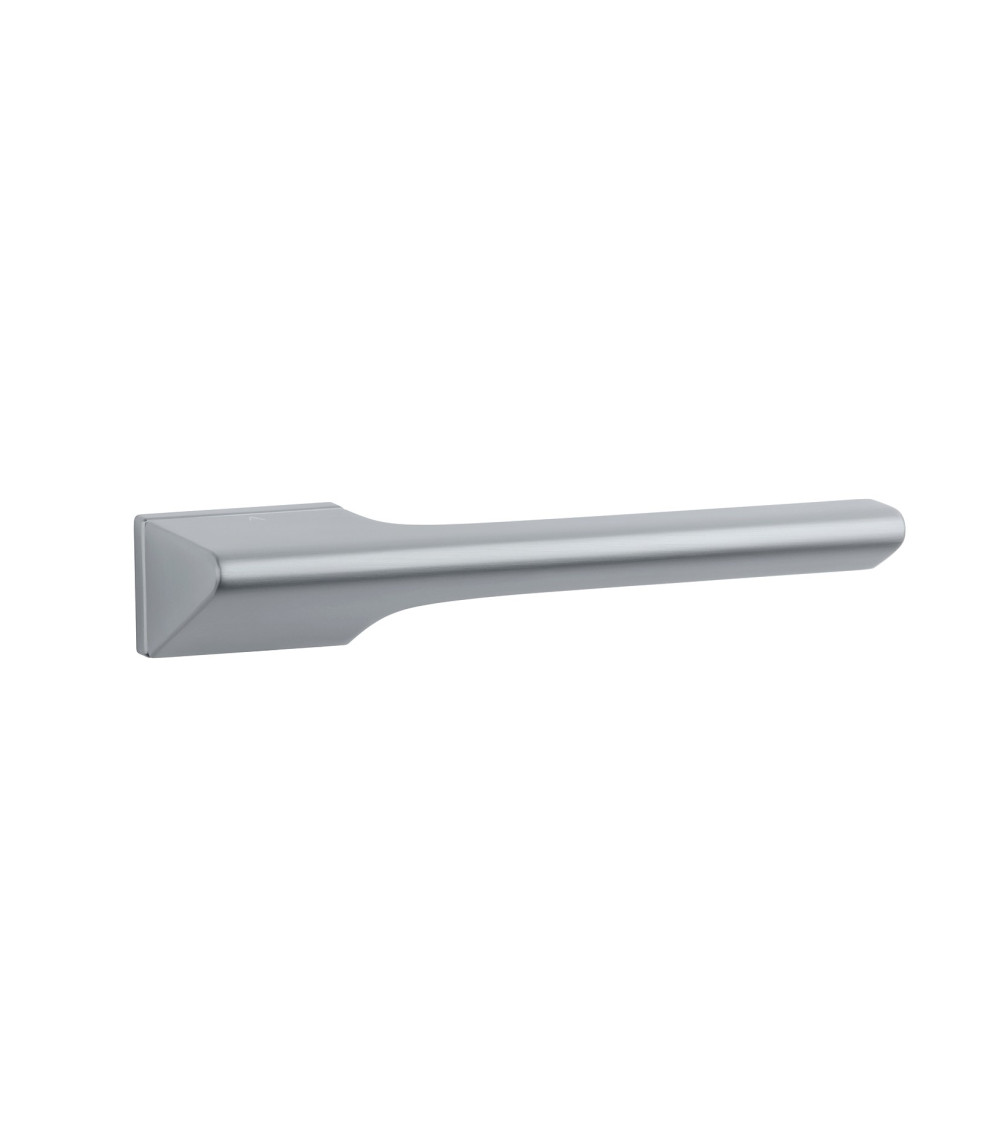 Satin chrome door handle LUPINA designer handle