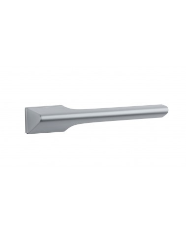 Satin chrome door handle LUPINA designer handle