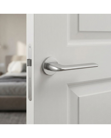 ANDREA satin chrome door handle