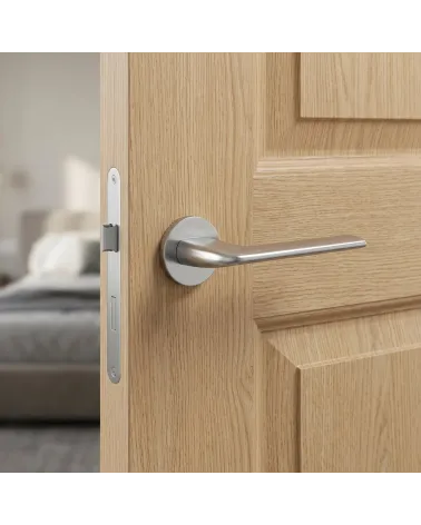 ANDREA classic round zamak door handle