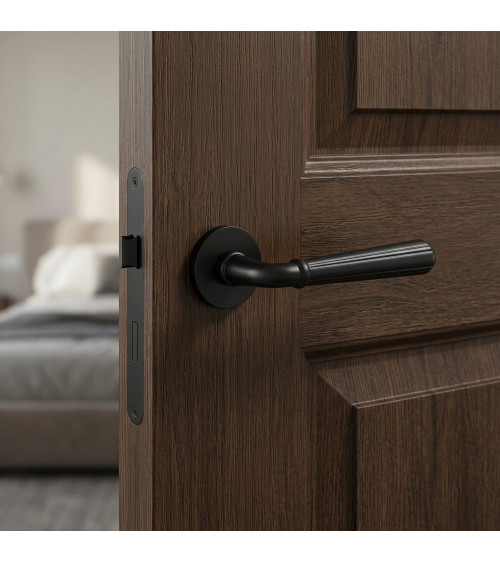 Black CASCADA door handle design handle