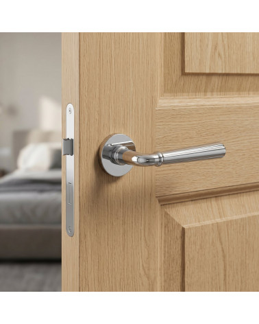 Polished chrome door handles CASCADA