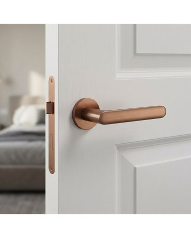 Copper-coloured door handles Creo
