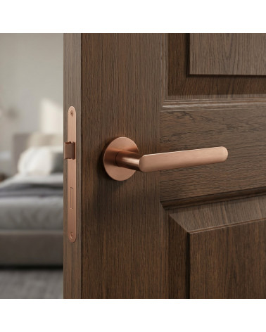 Copper-coloured door handles Creo
