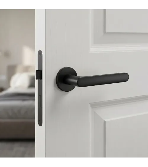 Creo black door handle design handle