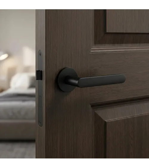 Creo black door handle design handle