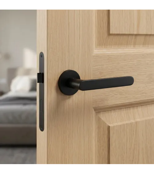 Creo black door handle design handle