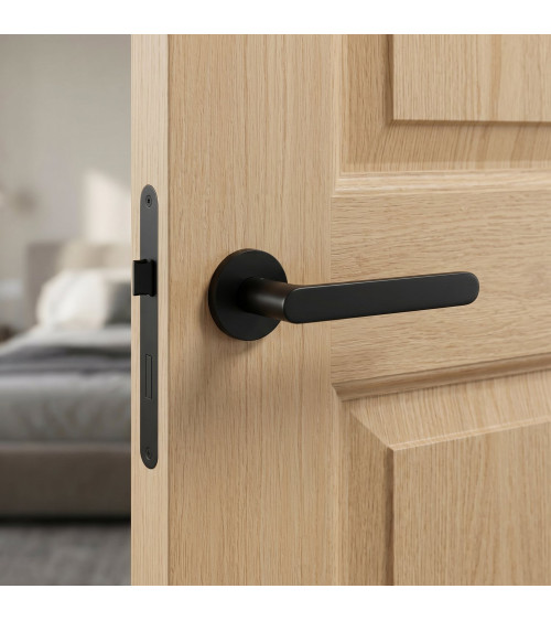Creo black door handle design handle