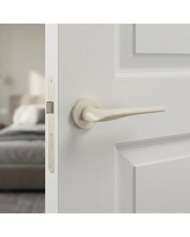 SORELLA round contemporary zamak door handle