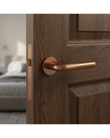Frella copper door handles
