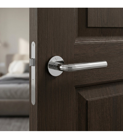 Chrome Frella door handle designer handle