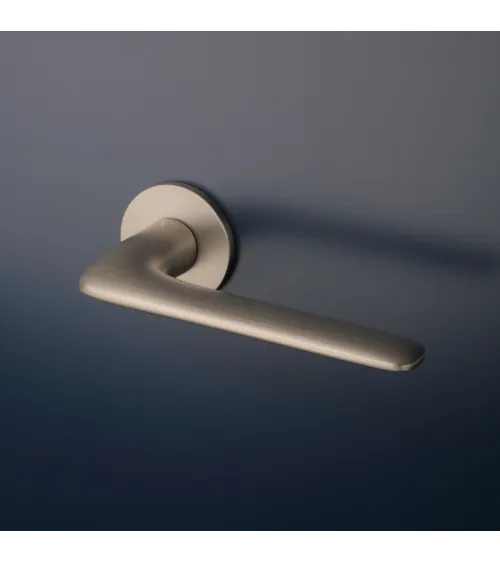 VIOLA brushed nickel door handle design handle