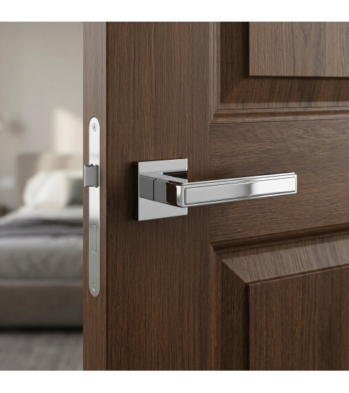 Polished chrome FRESSIA door handle designer handle
