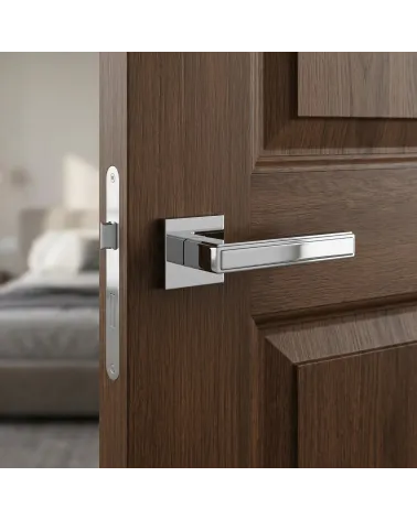 FRESIA polished chrome door handle