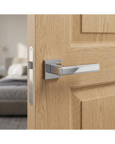 FRESIA polished chrome door handle