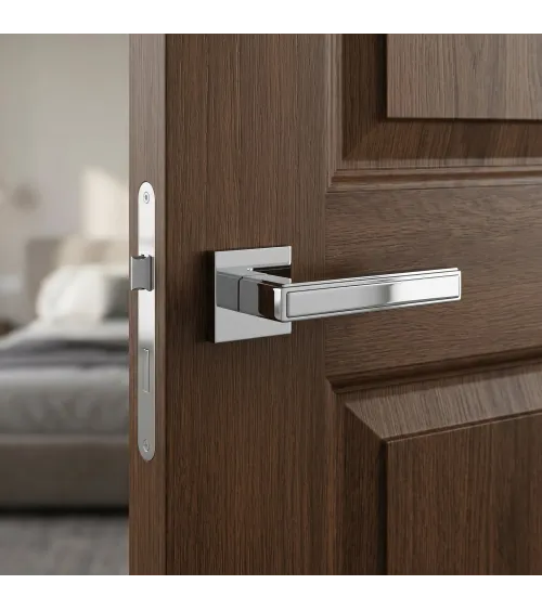 FRESSIA modern square zamak door handle designer handle