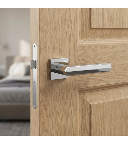 FRESIA polished chrome door handle designer handle