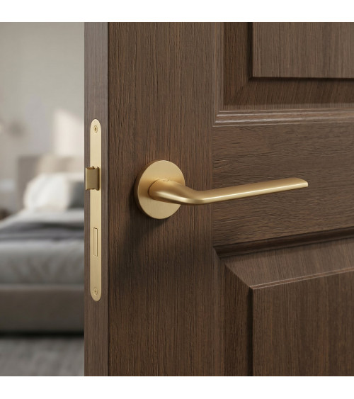 STINGER matt gold door handle design handle
