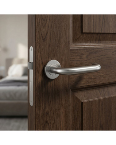 Stainless steel door handles OVAL 1704