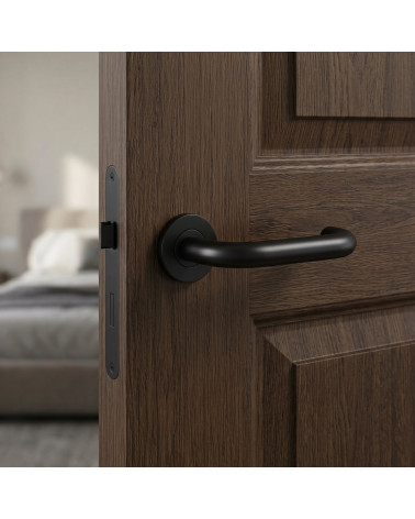 Black door handles OVAL 1704