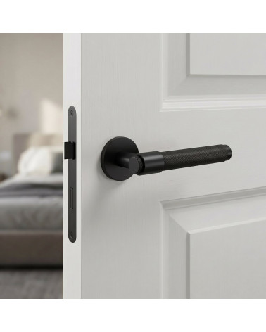 Black finish door handle DECO