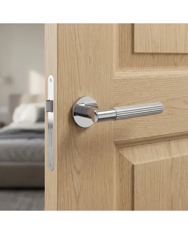 Textured style door handle LIVIA