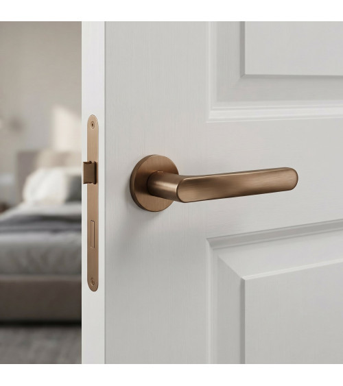 Copper RITA door handle designer handle