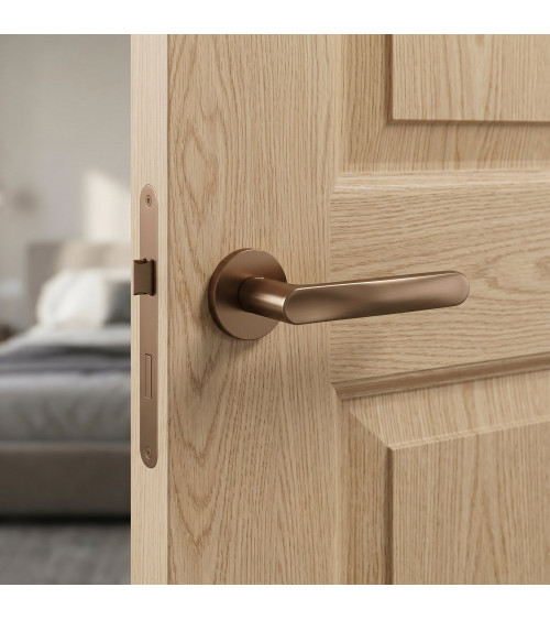 Copper RITA door handle designer handle