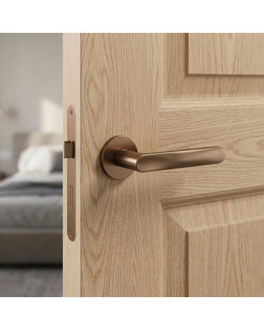Copper colour door handle RITA