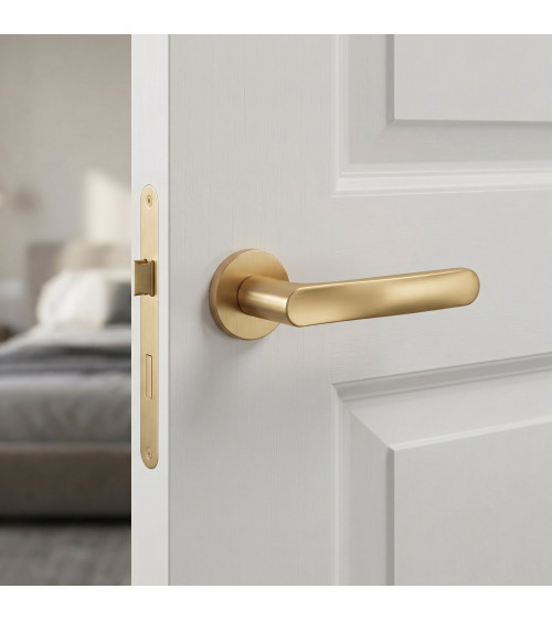 RITA satin gold door handle design handle