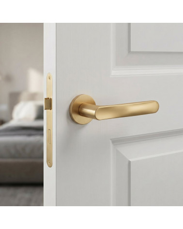RITA satin gold finish door handle