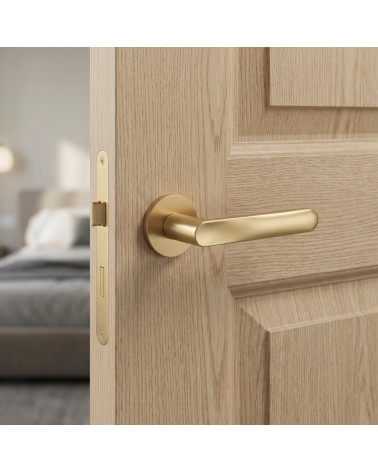 RITA satin gold finish door handle