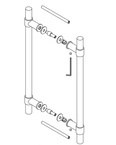 PB400 stainless steel pull handle – FORMANI