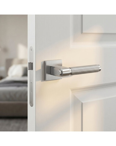 Satin chrome door handle GRANADA