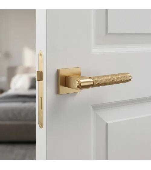 Satin gold GRANADA design door handle